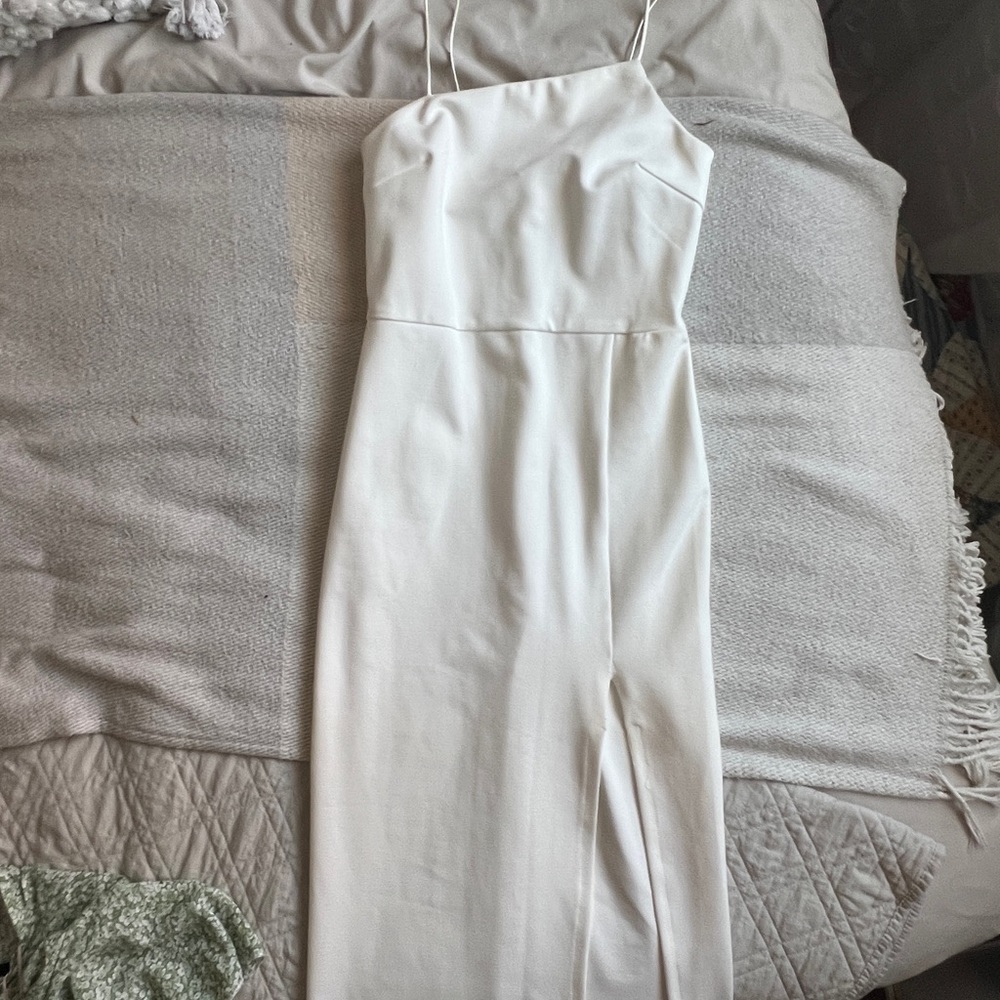 Midi white body on dress - perfect for a bride!